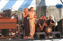 Ron and Sarah Tolar at the Red Bank Jazz and Blues Festival.