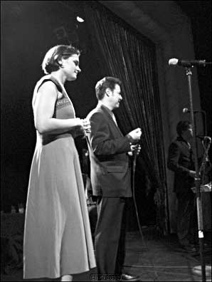 Ron with Madeleine Peyroux at the The Supper Club (January 2002); Credit: Feather Frazier