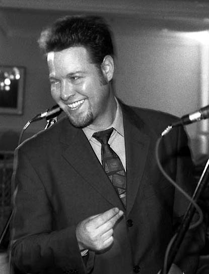 Performing in Santa Monica, CA (November 2000); Credit: Tim Rounds
