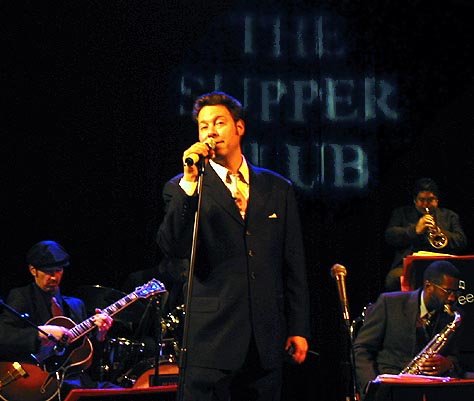Back at The Supper Club with the George Gee Orchestra (May 14, 2002); Credit: Feather Frazier