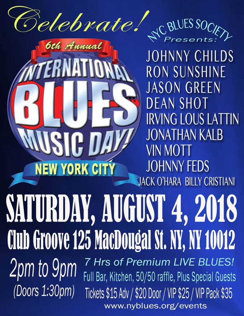 International Blues Day 2018Postcard